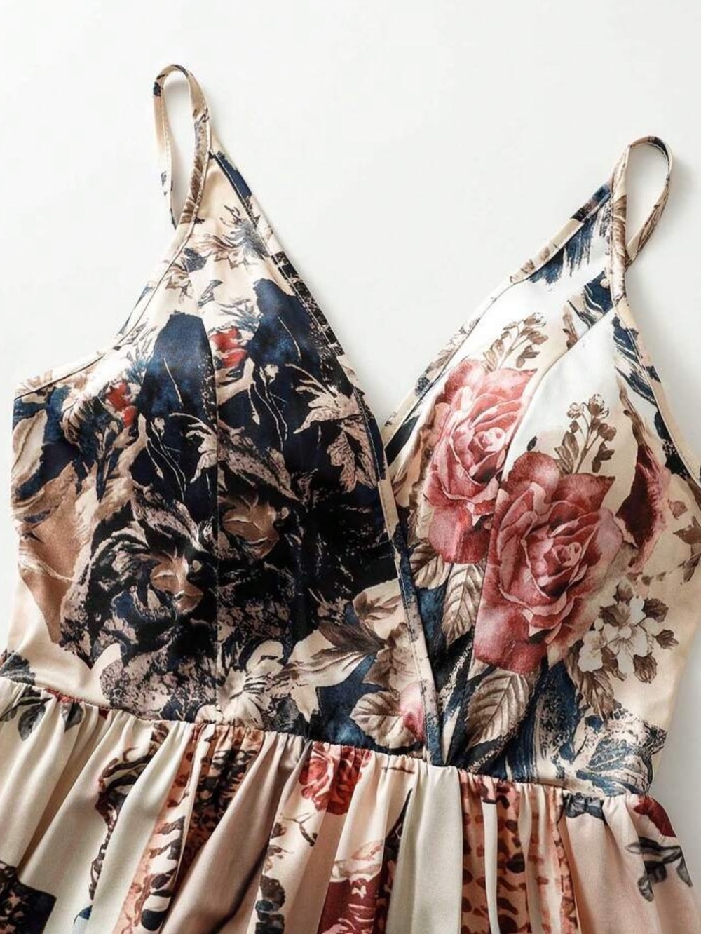 Boho floral print belted maxi dress - Picture 5 of 7